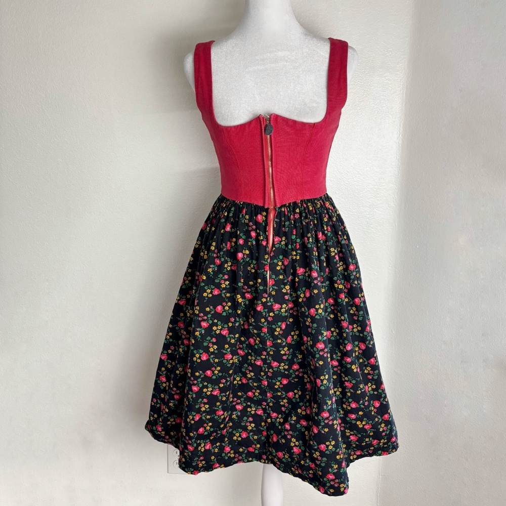 Barbarino Tirol Vintage Austrian Dirndl-Style Dress – Size 38 (US Small/Medium)